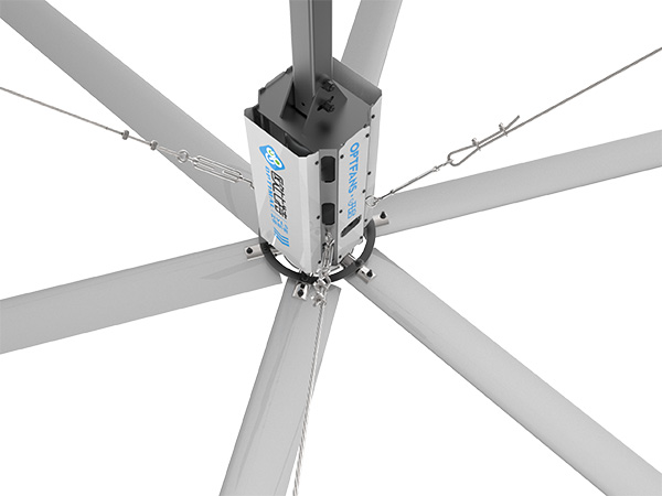 工業(yè)風(fēng)扇轉(zhuǎn)動對屋頂結(jié)構(gòu)的沖擊大嗎？