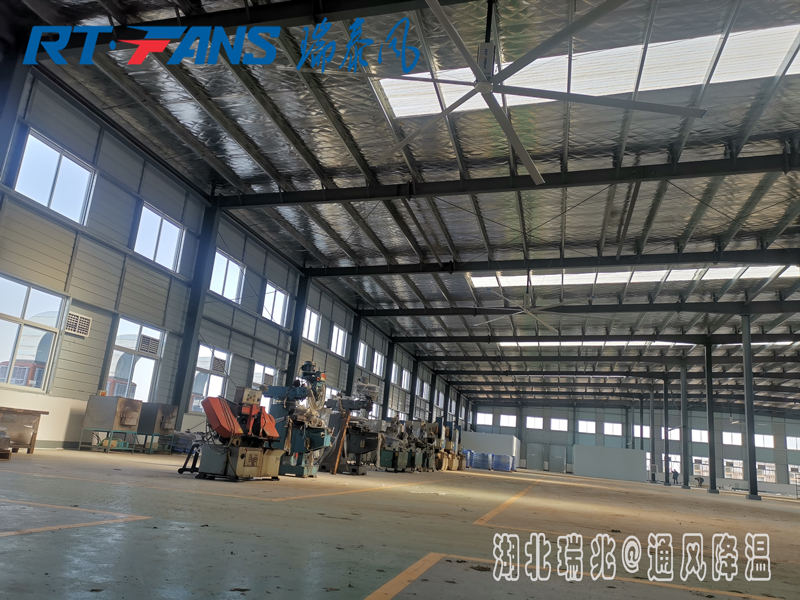 瑞泰風(fēng)工業(yè)風(fēng)扇安裝靈活、美觀大氣